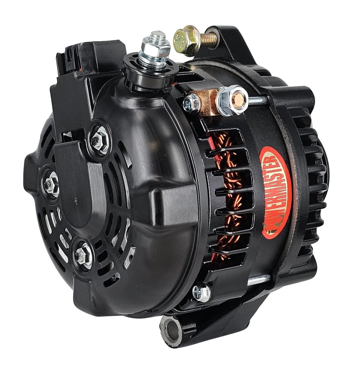 Alternator; 175 Amp; 6 Groove Pulley; Hair Pin Replacement; Black; product image