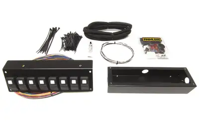 Painless Wiring Track Rocker 8 Switch Customizable Flanged Mount