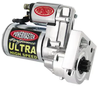 Power Master Ultra Torque High Speed Starter; 200 ft./lbs. Torque; 15:1 Compression Rate; 3.75:1 Gear Reduction; Natural Finish;
