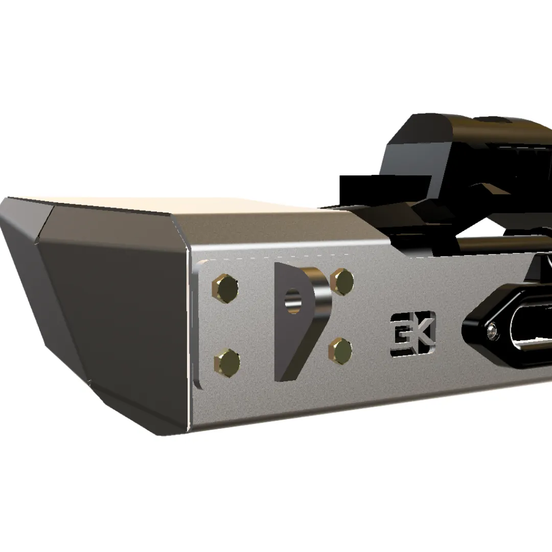 Front Gauntlet Series Stubby Bumper for Jeep JK Wrangler (2007-2018) product image