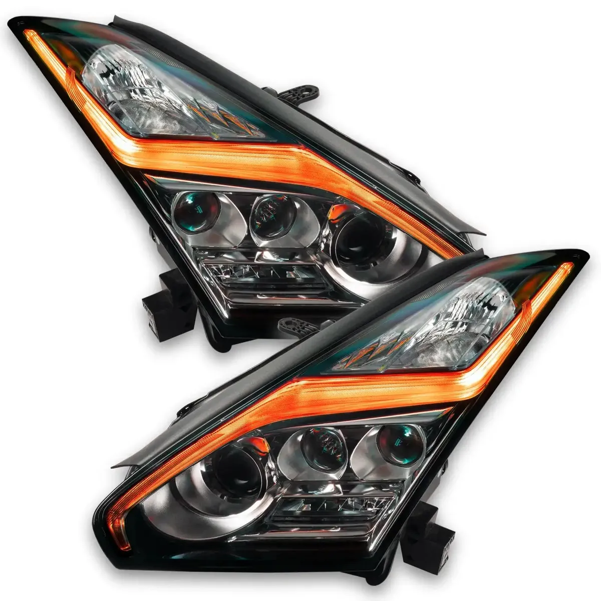 Oracle Lighting 2015-2024 Nissan Gt-R Colorshift "lightning Bolt" Rgb+w Headlight DRL Upgrade Kit product image