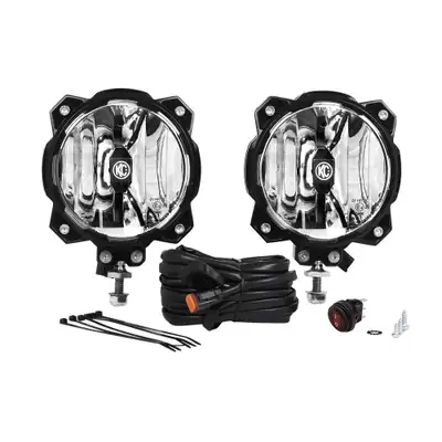 KC HiLiTES KC Hilites 6 in Pro6 Gravity LED - Infinity Ring - 2-Light System - 20W Wide-40 Beam