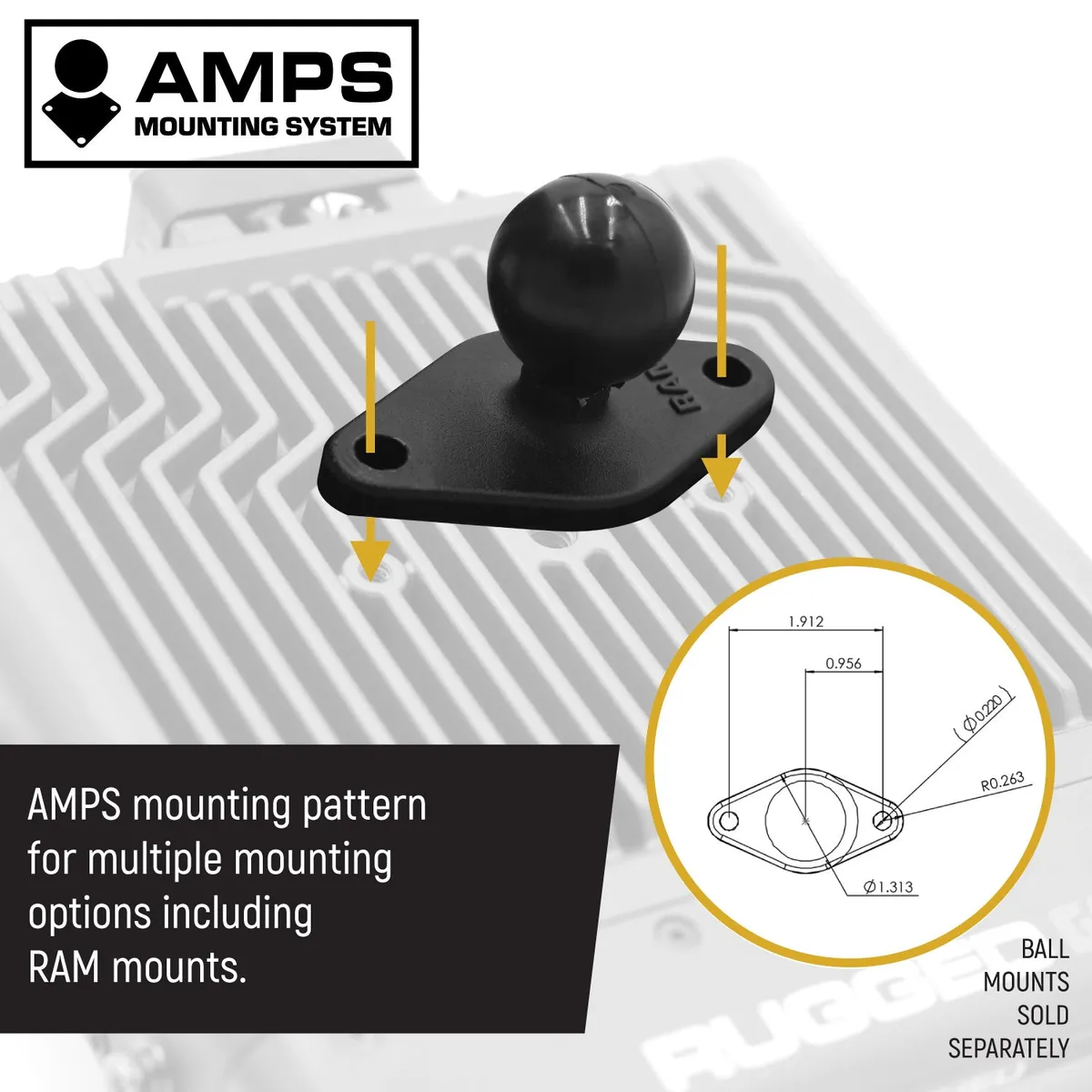 Radio Kit Plus - Rambler G4 High Power GMRS Mobile Radio Kit with External Speaker product image