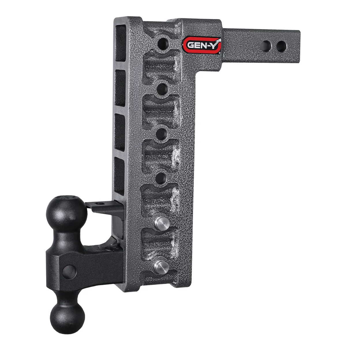 GEN-Y Hitch Mega-Duty 10in Drop Hitch w/ Dual-Ball Mount and Pintle Lock product image