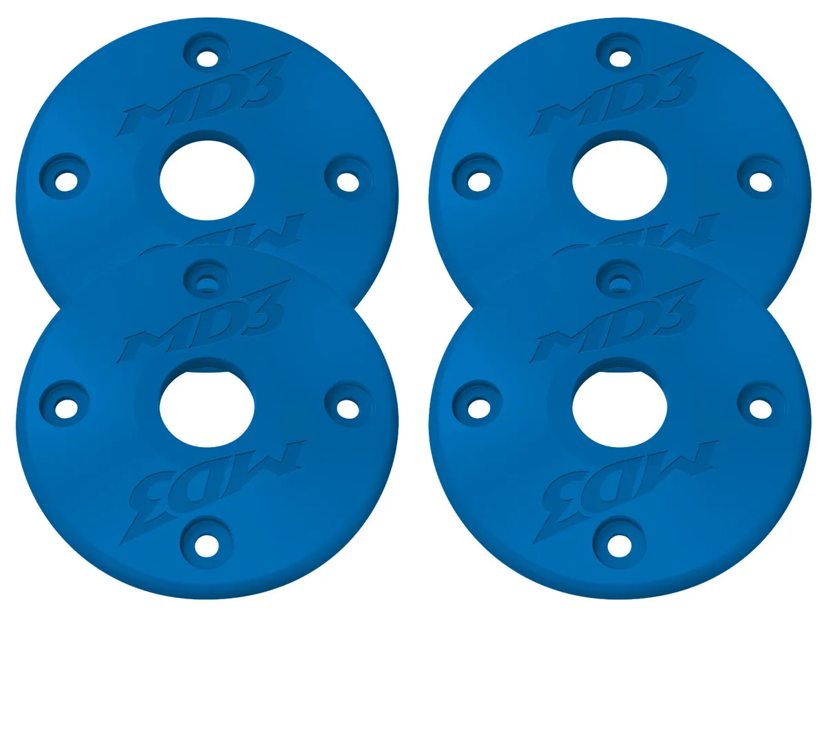 FiveStar Scuff Plate Plastic Blue 4-Pack MD3