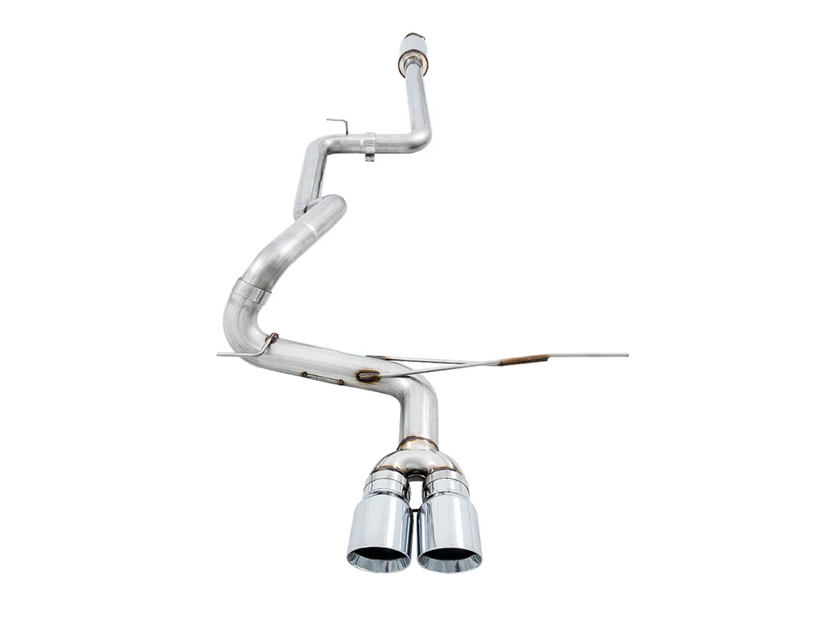 AWE Track Edition Cat-back Exhaust for Ford Focus ST - Chrome Silver Tips product image