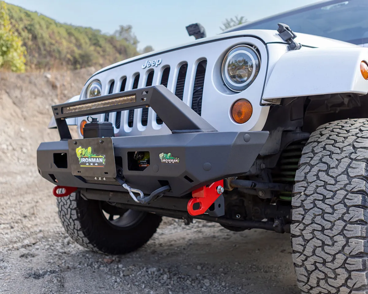 0717 Wrangler JK Raid Series Stubby Front Bumper Kit W/Lightbar product image