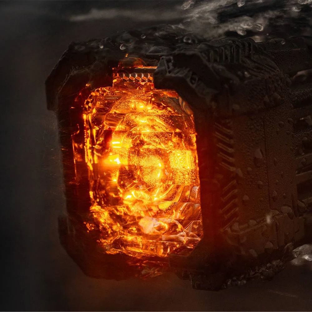 "Recon1 2"" LED Pod Lights Spot Flood Beam With Amber DRL" product image