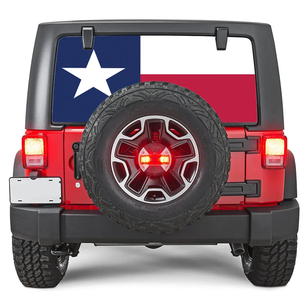 Texas State Flag Rear Window Decal product image