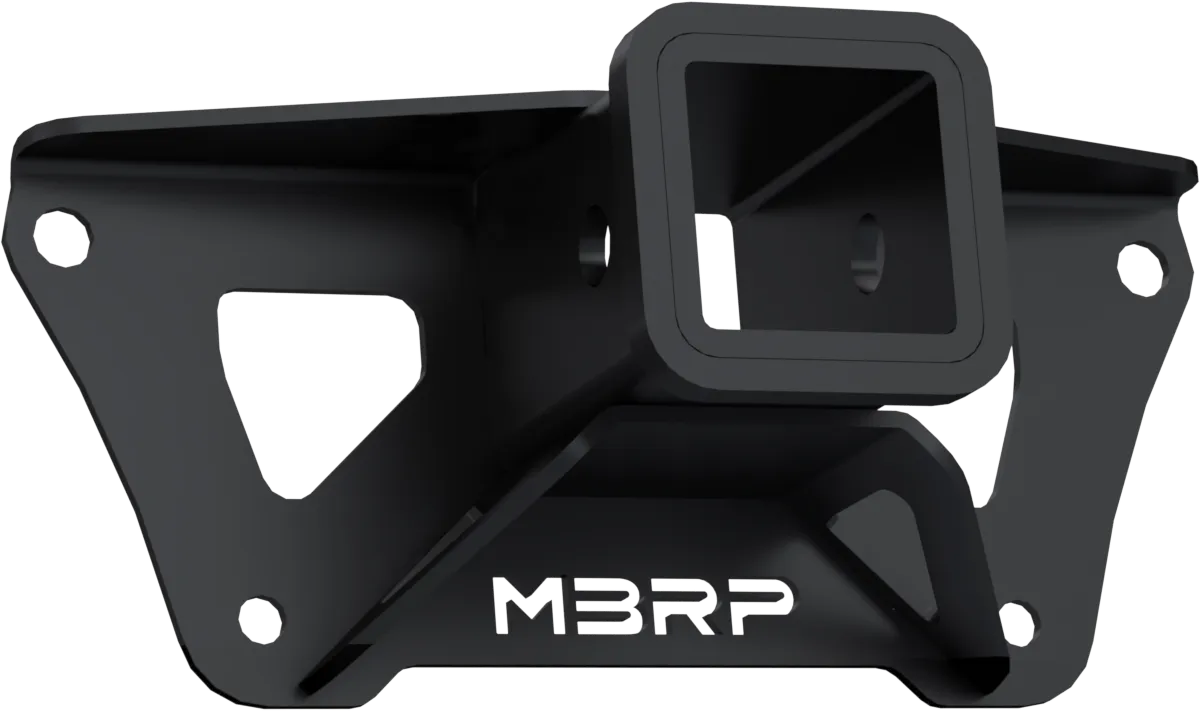 MBRP 2020-2024 Polaris Scramber XP 1000 Black-Coated 2 Hitch Receiver Assembly HT-9534 product image