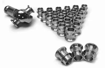 Steinjager For 1 inch Rod Ends Straight Style Yields 5/8 Bore Plated Steel 24 Pack
