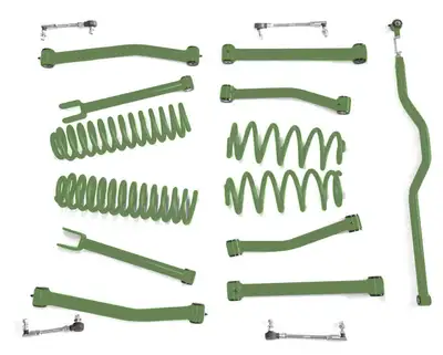 Steinjager Steinjäger Lift Kit Wrangler JK 2007-2018 2.5 Inch Locas Green