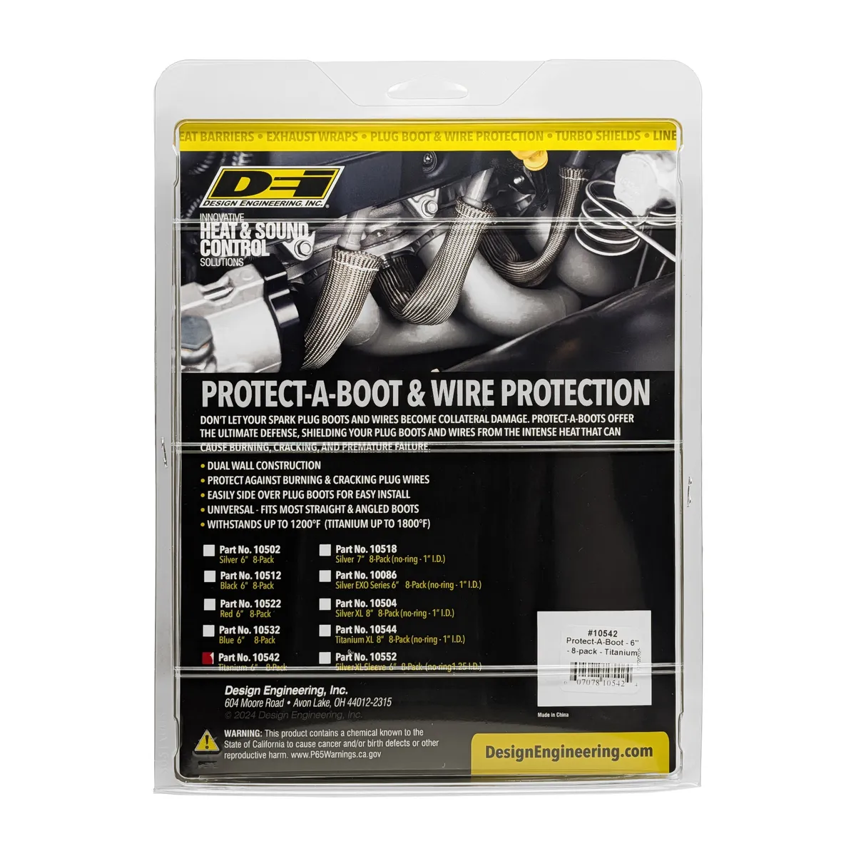 DEI 10542 Titanium Protect-A-Boot 6 8-Pack 010542 product image