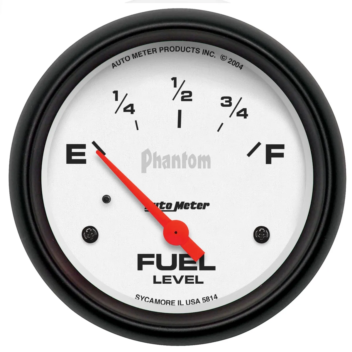 Gauge, Fuel Level, 2 5/8", 0OE to 90OF, Elec, Phantom product image