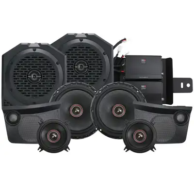 MB Quart 2124 Bronco Tuned Audio Package 800 Watt 8 Speaker Stage 6 System For Oem/Aftermarket Source Unit
