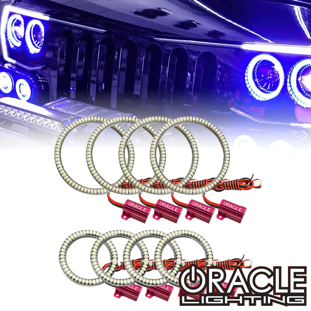 Oracle Lighting Vector Series Grill ColorSHIFT Halo LED Kit w/BC1 Controller - JT/JL/JK product image
