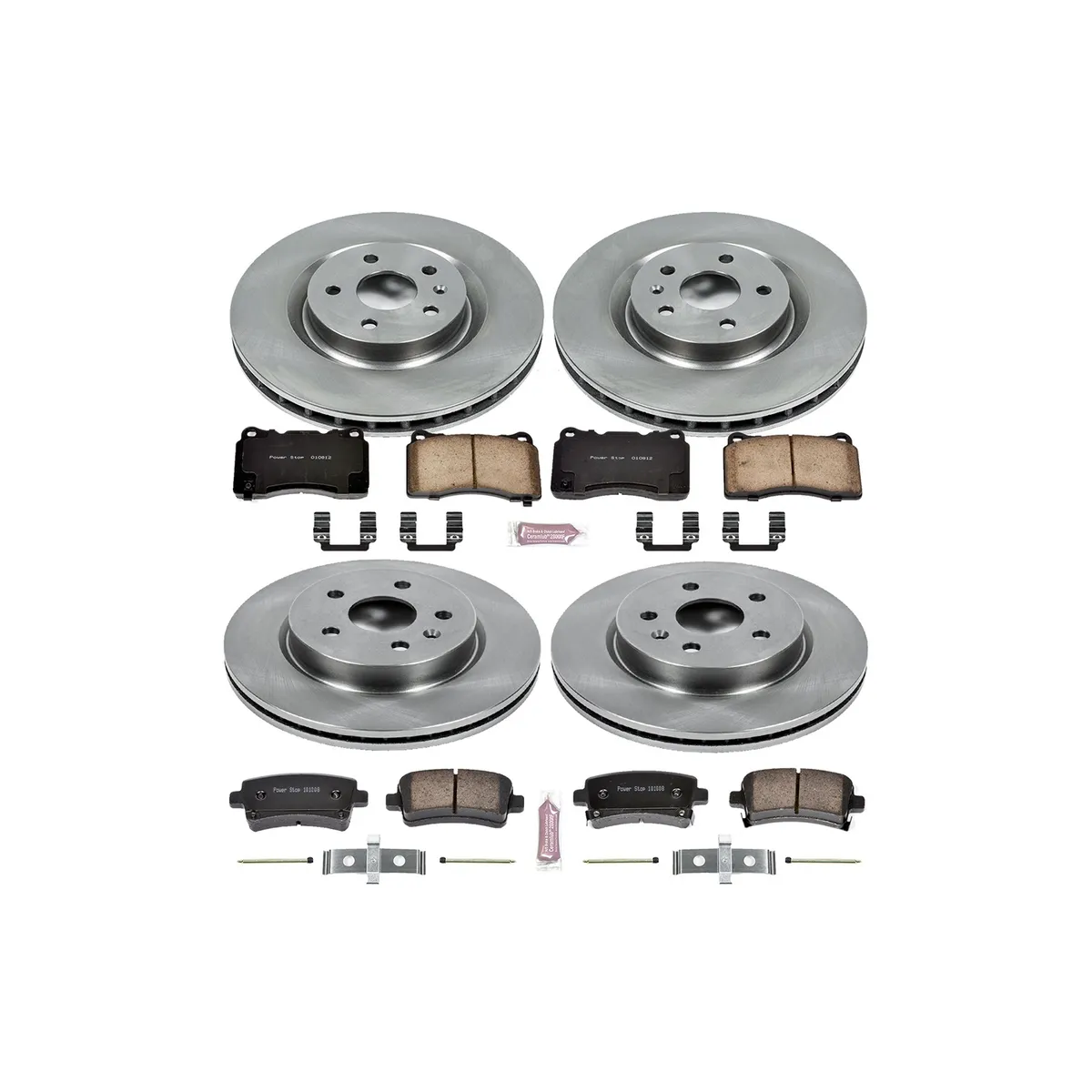 Z17 Direct Replacement Kit: Rotors; Ceramic Pads W/Hardware product image