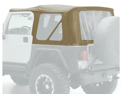 Steinjager Tops and Covers 1997-2006 Replacement No Door Skins, Tinted Glass Spice Denim