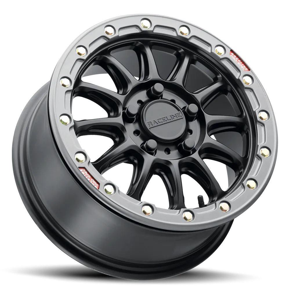A14bg Alpha UTV Beadlock Black W/Gunmetal Ring 15x7 5x114.3 +25 product image