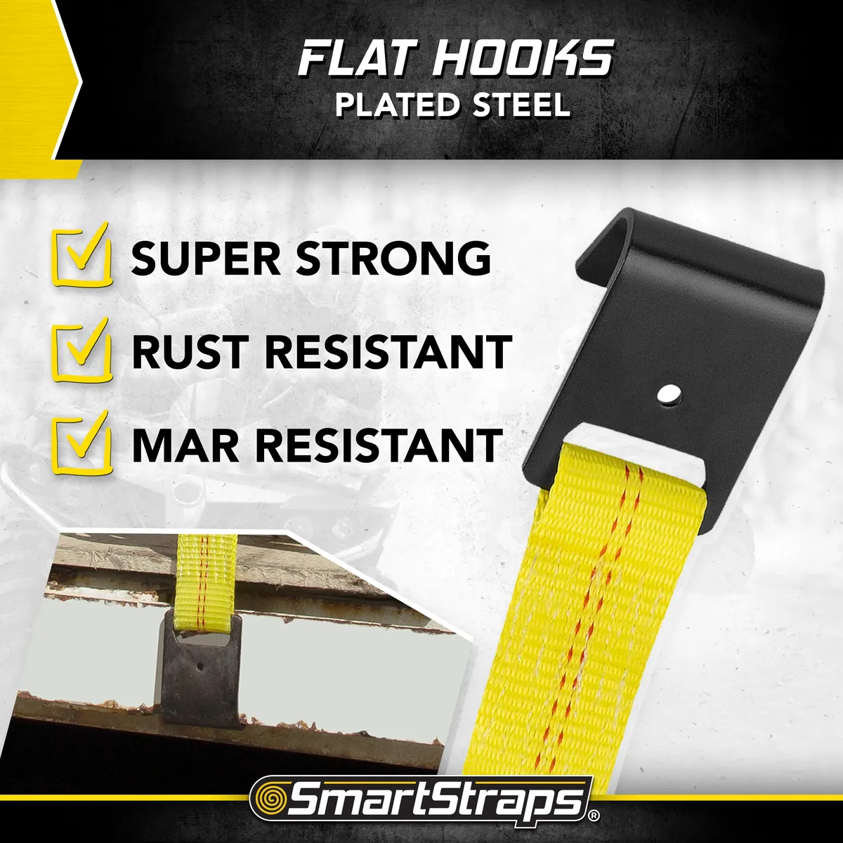 14ft 5000lb Ratchetx Ratchet Tie Down 2 pk Yellow product image