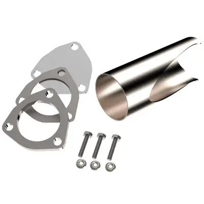 QTP 2.5in Stainless Steel Exhaust Cutout