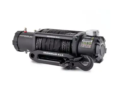 Ironman 4x4 Frontier 9,500 lb Winch with Synthetic Rope