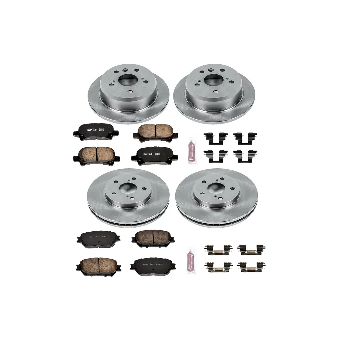 Z17 Direct Replacement Kit: Rotors; Ceramic Pads W/Hardware product image