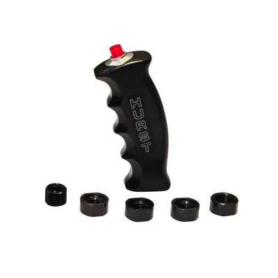 Hurst Shifter Handle - Black Anodized w/Switch