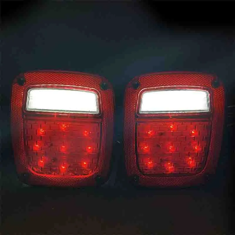 LED Tail Lights For Jeep Wrangler CJ / YJ / TJ / Rubicon product image