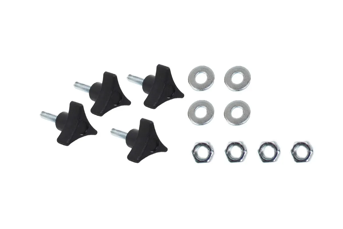 Black textured powder coat, 11-Gauge steel, Includes mounting hardware, 2-door, Sold as a pair product image