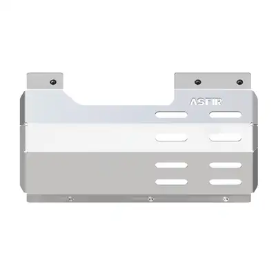 Asfir 4x4 Muffler & DEF Tank Skid Plate | Jeep Wrangler JL 20-23 (EcoDiesel, with plastic rear bumper)
