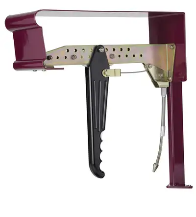 Lokar Under-The-Dash Hand Operated Emergency Brake; Incl. Instructions/Hardware; Billet Aluminum; Black Finish;