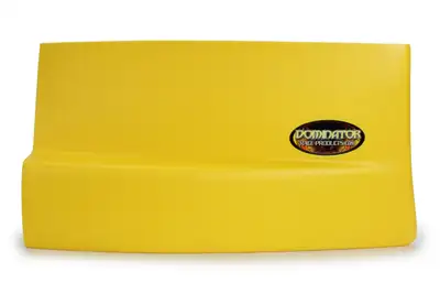 Dominator Race Body Dominator Late Model Ext Flare Left Yellow