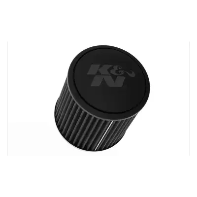 K&N Universal Clampon Air Filter 3in Flng 6in Base 5.25in od 6in ht Round Tapered Blk