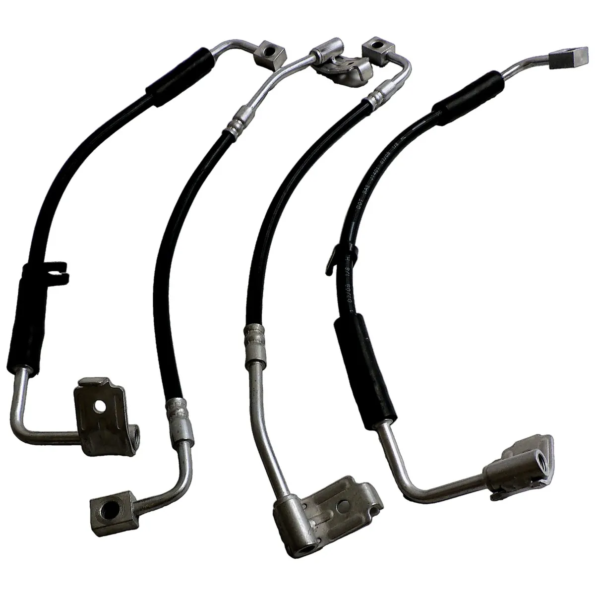 Blacksilvercopper Brake Hose Kit Includes Left And Right Front And Rear Brake Hoses And 8 Brake Hose Washers product image
