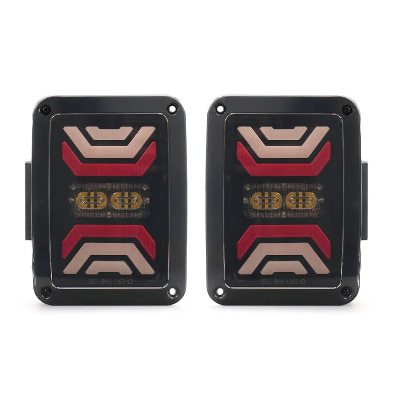 Smoked LED Tail Lights for Jeep Wrangler JK 2007-2018 product image
