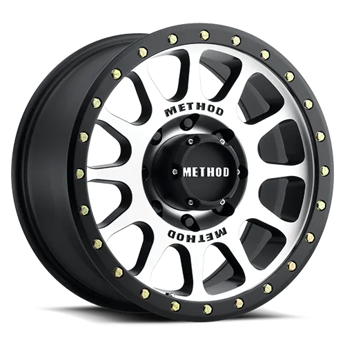 Aluminum Wheels 17x8.5 NV MR305 Bolt Pattern 8 On 170 Offset 0 Lip Size 1.3 Black BM Machined Face-Black Street Loc Method product image