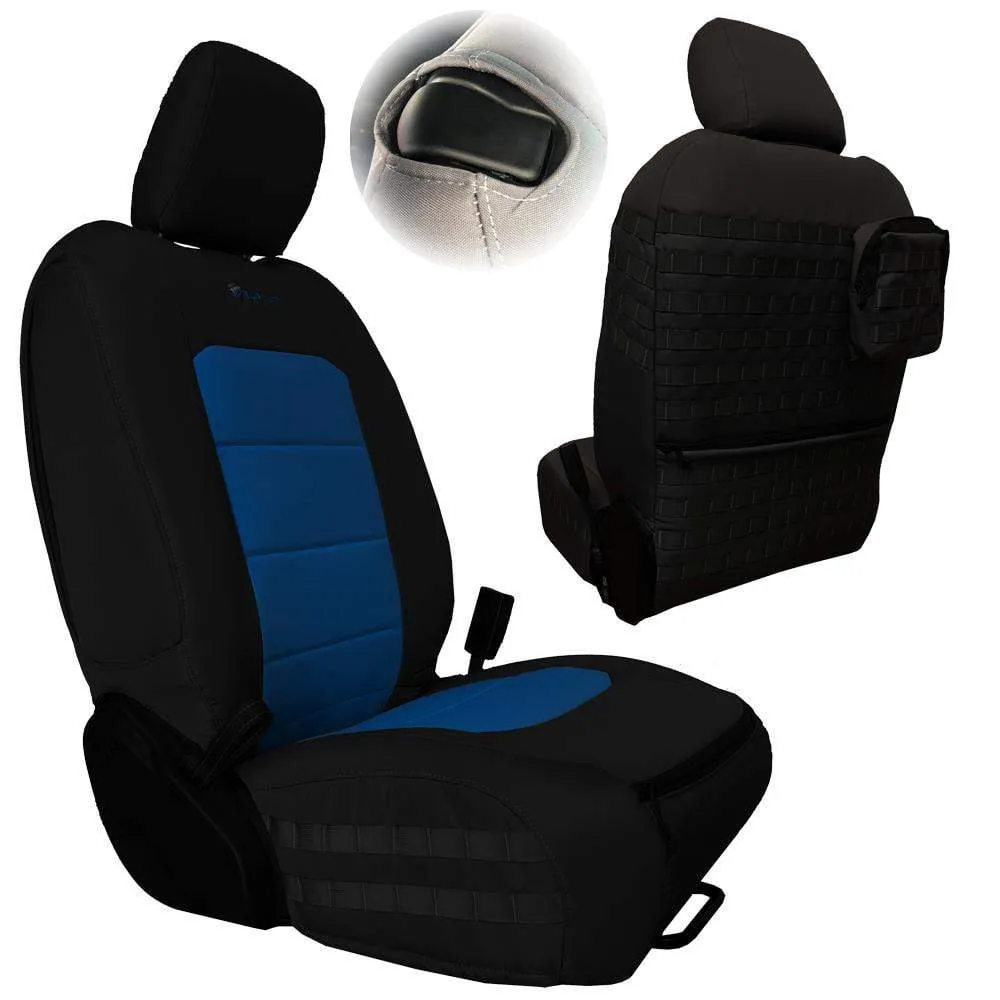 Bartact Tactical Series Front Seat Covers, SRS Air Bag And Non Compliant - Black/Black product image