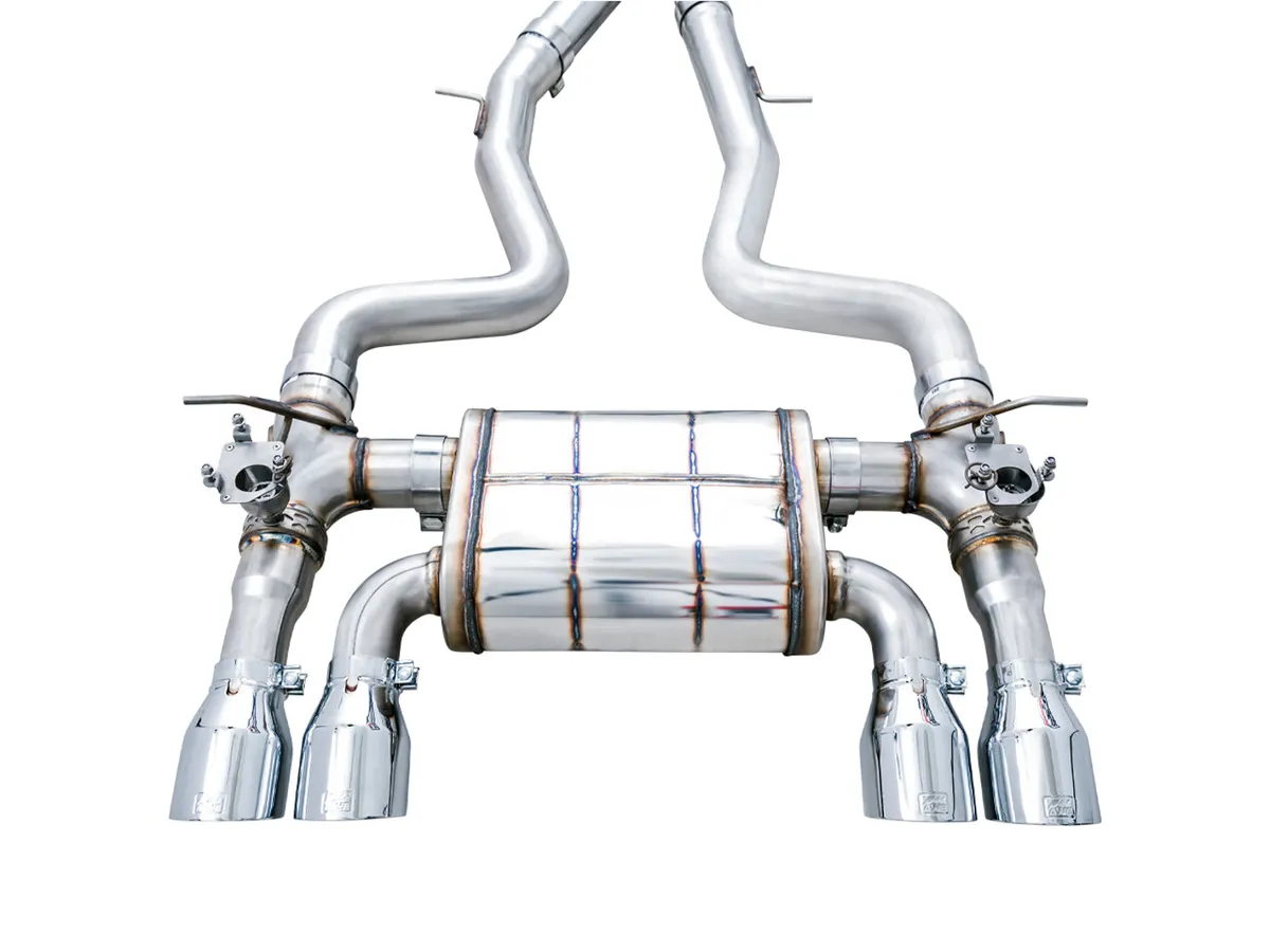 AWE SwitchPath™ Catback Exhaust for BMW F8X M3/M4 - Diamond Black product image