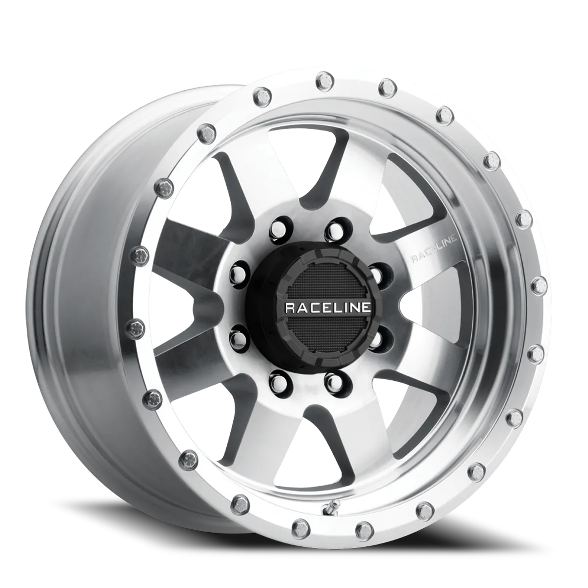 Aluminum Wheels 17x9 Defender 935MC Machined Silver -12 Offset 5 on 127 Bolt Pattern 83.82 Bore Raceline product image
