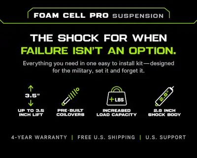 Ironman 4x4 2-3" Foam Cell Pro Suspension Lift Kit for Toyota 4Runner (2003-2009) Non-KDSS