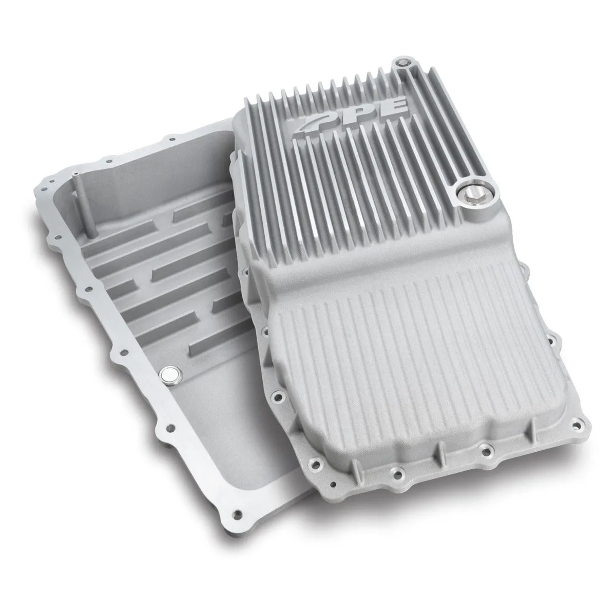2018-2020 GM w/ 10L80 Transmission Heavy-Duty Cast Aluminum Transmission Pan Raw product image