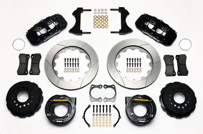 Wilwood Brakes Wilwood AERO4 Rear P-Brake Kit 14.00in Big Ford 2.50in Offset