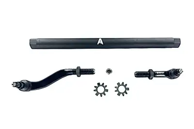 Apex Chassis KIT138 - Jeep Wrangler JK 2.5 Ton ProLock Drag Link Assembly - YesFlip - Black Aluminum