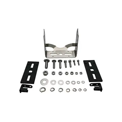 RIGID Industries A stainless steel hardware kit designed to be used with RIGID s Q-Series lights. The kit includes brackets; isolator; bushings; and mounting hardware.