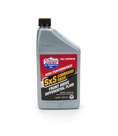 Lucas Oil Products Synthetic Sxs Command Drive/Front Drive Differential Fluid 1 qt Case of 6