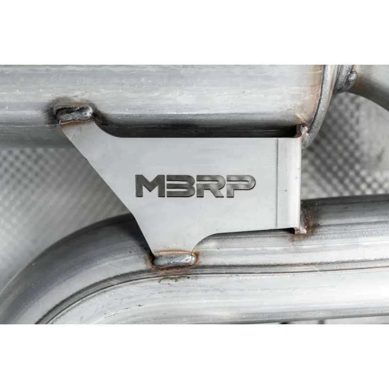 2015-2021 Volkswagen Golf Armor Pro Series 3 Inch Cat Back Dual Split Rear Exit T304 Stainless Steel with Carbon Fiber Tips Exhaust System MBRP product image