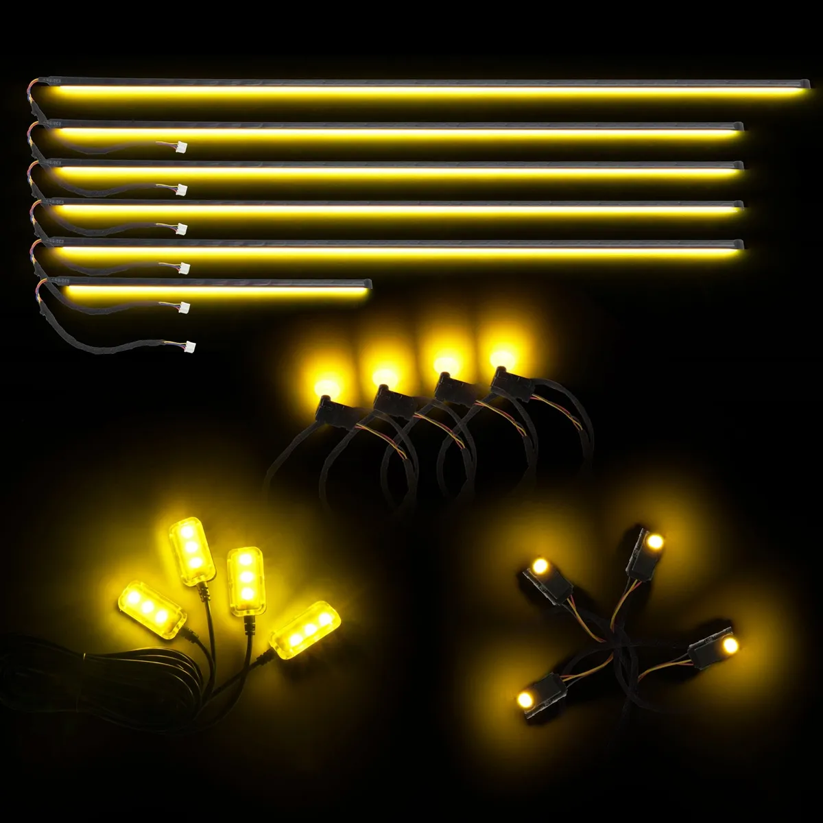 Oracle Lighting Dynamic ColorSHIFT 18 Piece Universal Full LED Interior Dash Board Kit 4240-332 product image