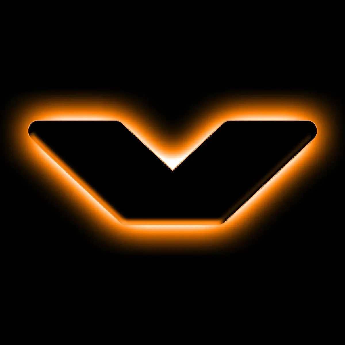 ORACLE Lighting Universal Illuminated LED Letter Badges - Matte Black Surface Finish - E product image