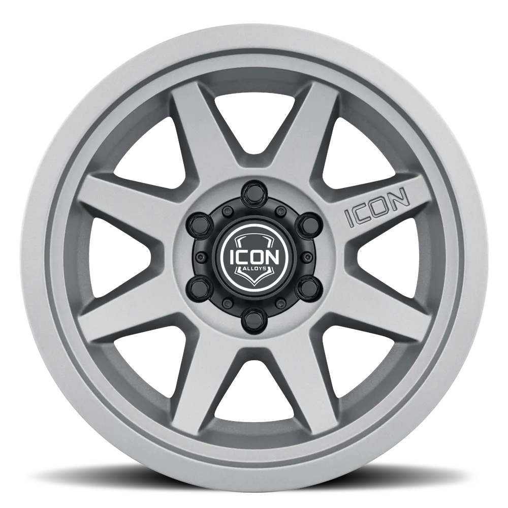 ICON Alloys Rebound SLX, Charcoal, 17 x 8.5 / 5 x 5, -6mm Offset, 4.5" BS product image